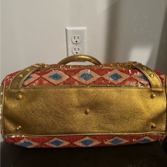 Blumarine sequin one of a kind hand bag - Picture 3 of 5